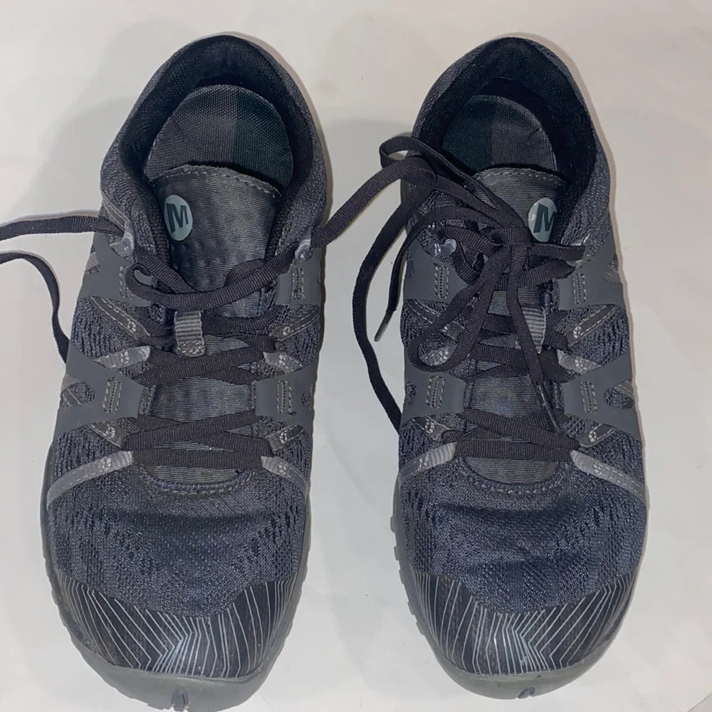 MERRELL SNEAKER Gray Lace Up Running Walking J46574 Women size: 7.5 - Picture 5 of 14